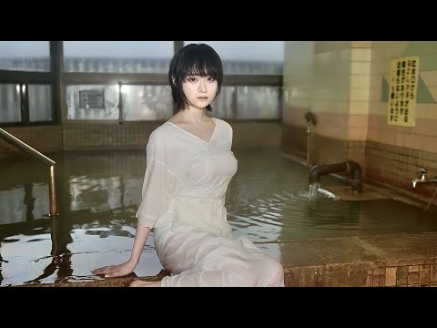 【温泉】石油まみれで入浴する貧困女子【神回】りんの田舎暮らし Japanese hot springs Hokkaido 絶景露天風呂入浴ルーティン 4K R-in 47