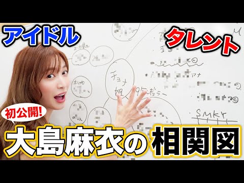 【相関図】大島麻衣の芸能界の交友関係【チョメ姐】